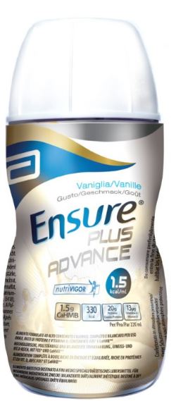 ENSURE PLUS ADVANCE VANIGLIA 4 BOTTIGLIE DA 220 ML - Newepa Srl