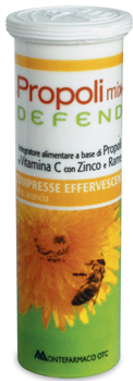 PROPOLI MIX DEFEND 10 COMPRESSE EFFERVESCENTI GUSTO ARANCIA - Newepa Srl