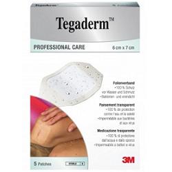 TEGADERM MEDICAZIONE IMPERMEABILE TRASPARENTE 5 PEZZI 6X7 CM - Newepa Srl