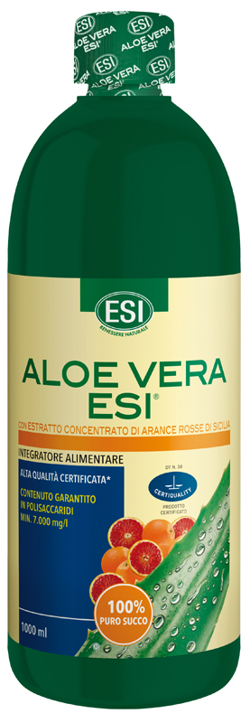 ESI ALOE SUCCO ARANCIA ROSSA 1000 ML - Newepa Srl