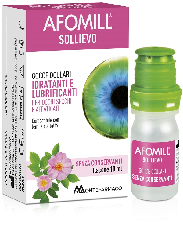 AFOMILL SOLLIEVO GOCCE OCULARI SOLLIEVO OCCHI 10 ML - Newepa Srl