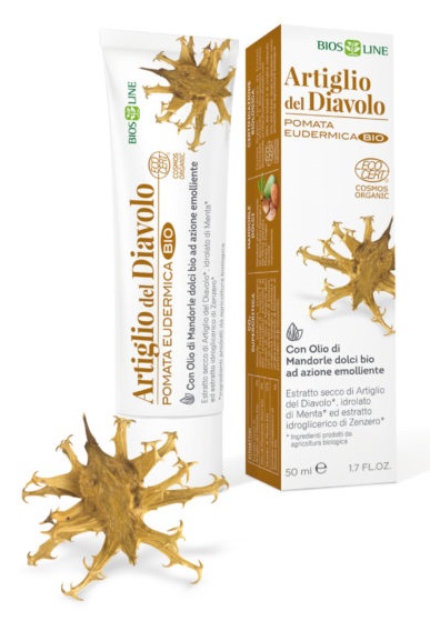 BIOSLINE ARTIGLIO DEL DIAVOLO POMATA EUDERMICA BIO CERT ECOCERT 50 ML - Newepa Srl