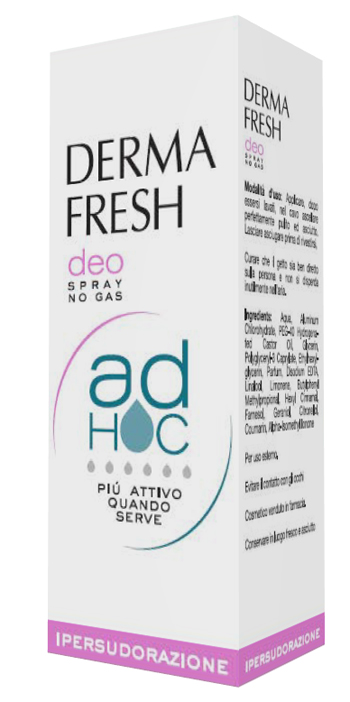 DERMAFRESH DEO SPRAY NO GAS AD HOC IPERSUDORAZIONE DEODORANTE 100 ML - Newepa Srl