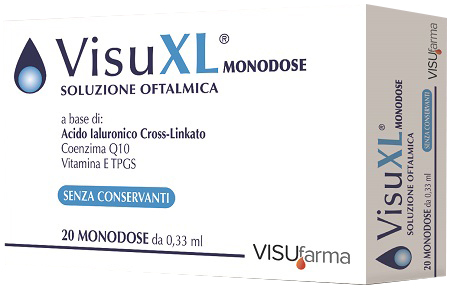 SOLUZIONE OFTALMICA VISUXL 20 CONTENITORI MONODOSE 0,33 ML - Newepa Srl