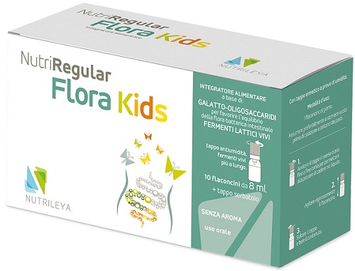 NUTRIREGULAR FLORA KIDS 10 FLACONCINI - Newepa Srl