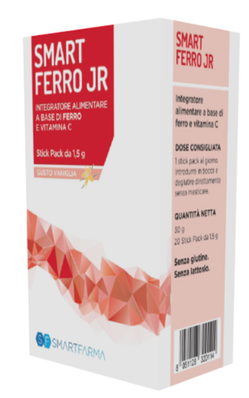 SMART FERRO JR 20 STICK PACK GUSTO VANIGLIA - Newepa Srl