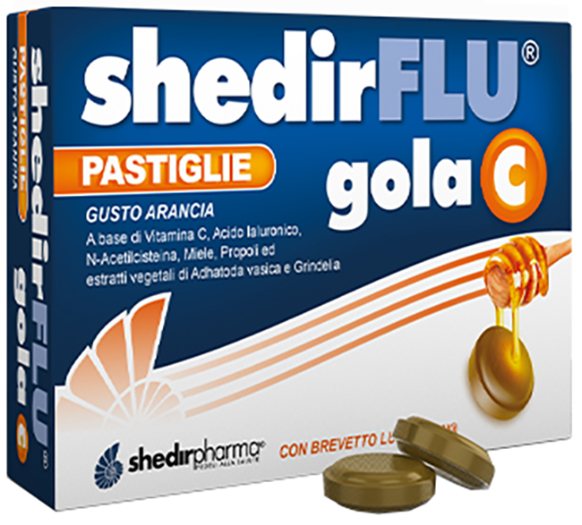 SHEDIRFLU GOLA C ARANCIA 36 PASTIGLIE - Newepa Srl