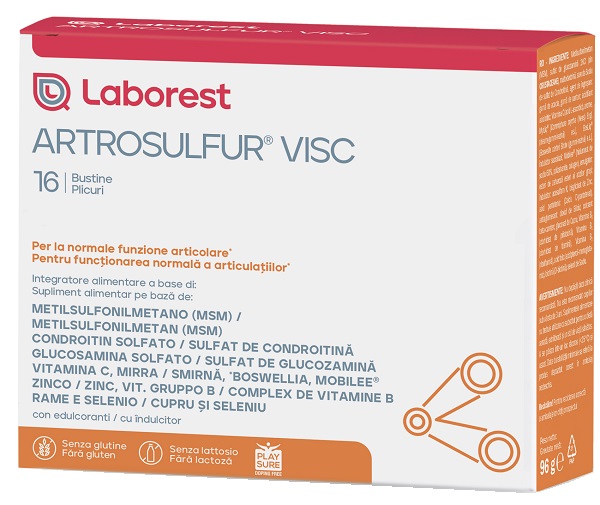 ARTROSULFUR VISC 16 BUSTINE DA 6 G - Newepa Srl