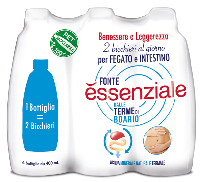 FONTE ESSENZIALE PET 6 X 400 ML - Newepa Srl