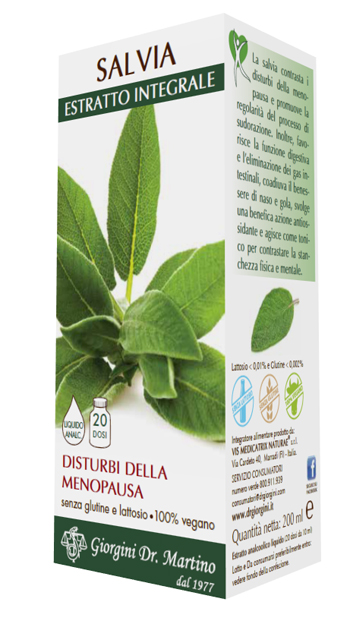 SALVIA ESTRATTO INTEGRALE 200 ML - Newepa Srl