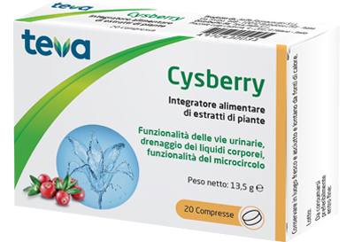 CYSBERRY TEVA 20 COMPRESSE - Newepa Srl