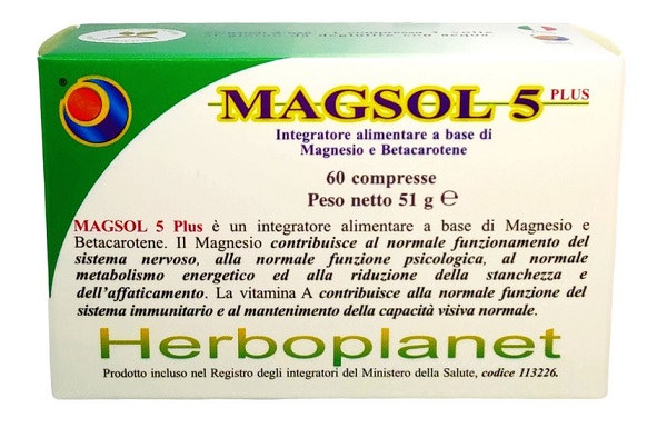 MAGSOL 5 PLUS 60 COMPRESSE - Newepa Srl