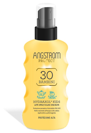 ANGSTROM PROTECT HYDRAXOL KIDS LATTE SPRAY SOLARE PROTEZIONE 30 175 ML - Newepa Srl