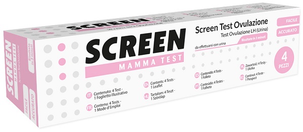 SCREEN TEST RAPIDO OVULAZIONE SCREEN 4 PEZZI - Newepa Srl