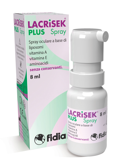 LACRISEK PLUS SPRAY SENZA CONSERVANTI SOLUZIONE OFTALMICA 8 ML - Newepa Srl