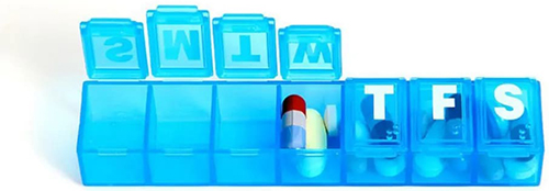 PORTAPILLORE SET MEDSTIMANALE MEDS - Newepa Srl