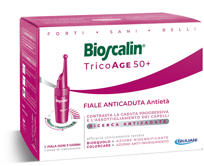 BIOSCALIN TRICOAGE ANTICADUTA ANTIETA' 10 FIALE 3,5 ML - Newepa Srl