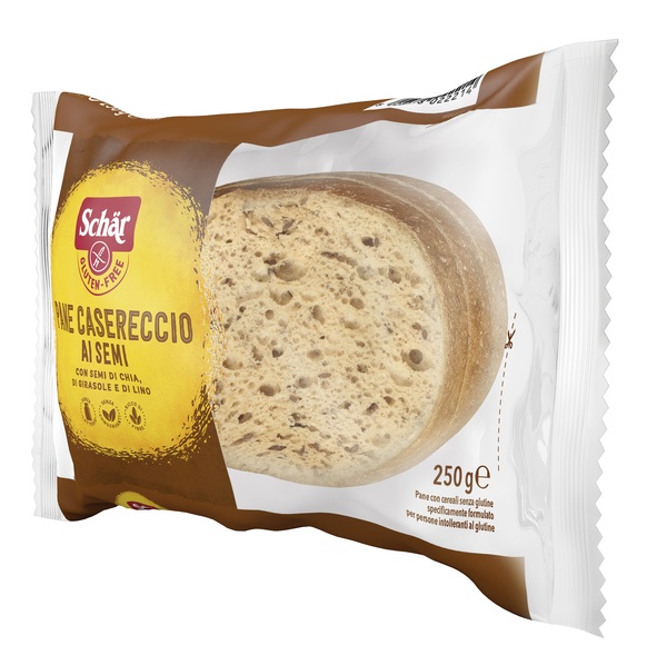 SCHAR PANE CASERECCIO AI SEMI SENZA LATTOSIO 250 G - Newepa Srl