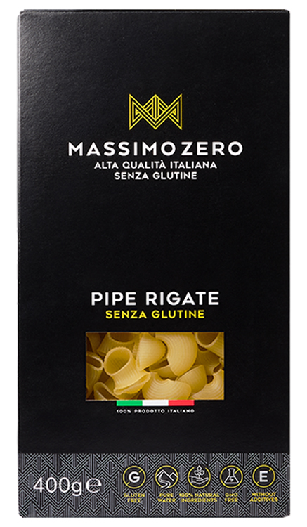 MASSIMO ZERO PIPE RIGATE 400 G - Newepa Srl