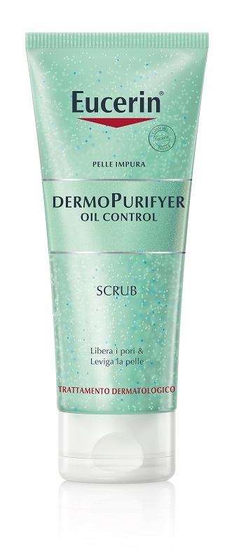 EUCERIN PELLE IMPURA DERMOPURIFYER OIL CONTROL SCRUB 100 ML - Newepa Srl