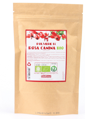 ROSA CANINA POLVERE BIO 100 G - Newepa Srl