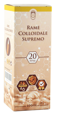 RAME COLLOIDALE SUPREMO 20PPM 100 ML - Newepa Srl