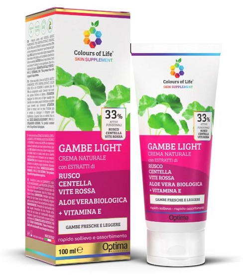 COLOURS OF LIFE SKIN SUPPLEMENT GAMBE LIGHT CREMA 100 ML - Newepa Srl