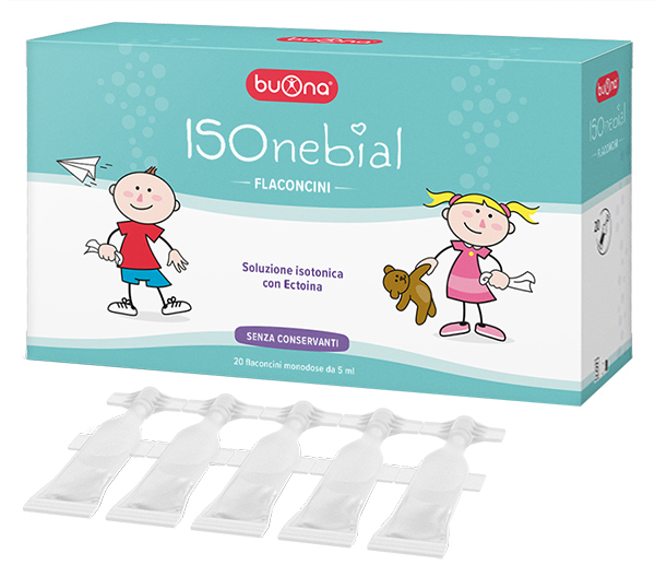 ISONEBIAL FLACONCINI SOLUZIONE ISOTONICA 0,9% CON AGGIUNTA DI ECTOINA 20X5 ML - Newepa Srl