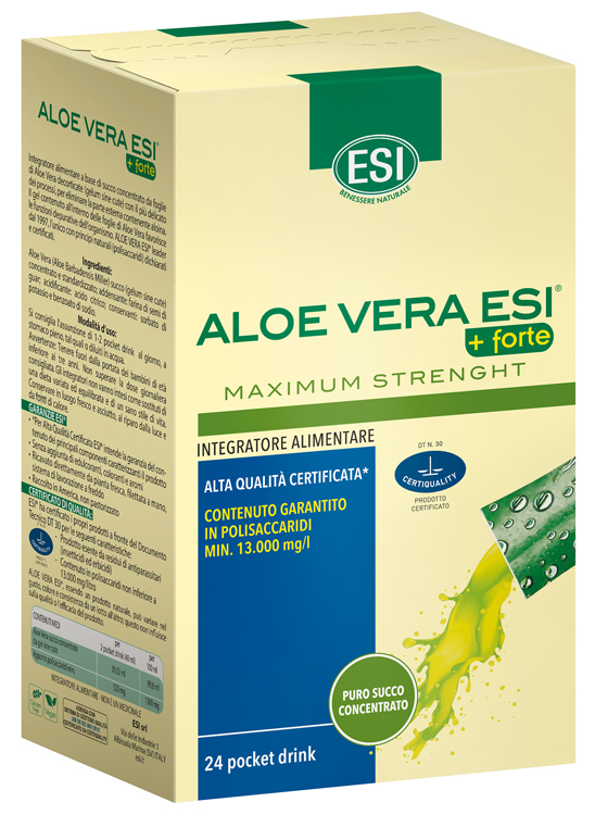 ESI ALOE VERA SUCCO + FORTE 24 POCKET DRINK - Newepa Srl
