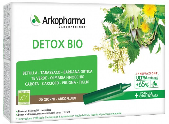 ARKOFLUIDI DETOX BIO 20 FIALE - Newepa Srl