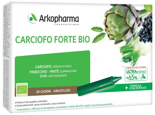 ARKOFLUIDI ULTRA SUONI CARCIOFO FORTE BIO 20 FIALE - Newepa Srl