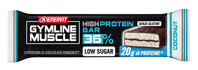 GYMLINE 20G PROTEINBAR LS COCONUT 55 G - Newepa Srl