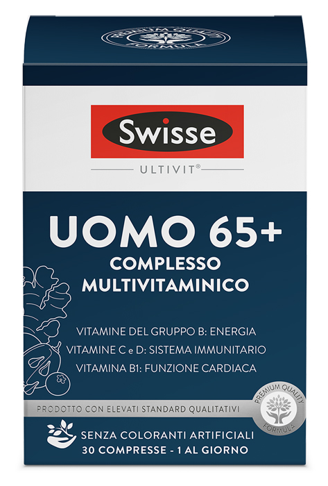 SWISSE UOMO 65+ COMPLESSO MULTIVITAMINICO 30 COMPRESSE - Newepa Srl
