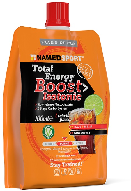 TOTAL ENERGY BOOST ISOTONIC COLA/LIME 100 ML - Newepa Srl