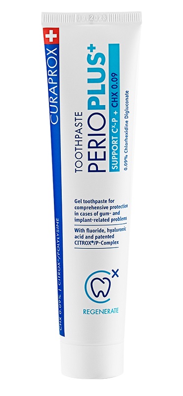 CURAPROX PERIOPLUS+ SUPPORT DENTIFRICIO CHX 0,09% 75 ML - Newepa Srl