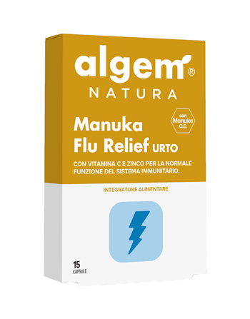 ALGEM MANUKA FLU RELIEF URTO 15 CAPSULE - Newepa Srl
