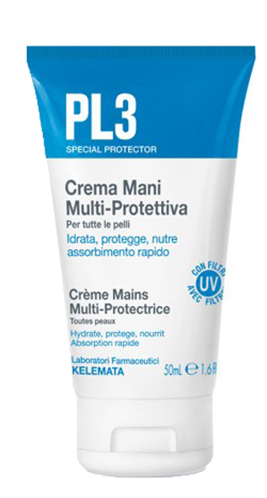 PL3 CREMA MANI MULTI PROTETTIVA 50 ML - Newepa Srl