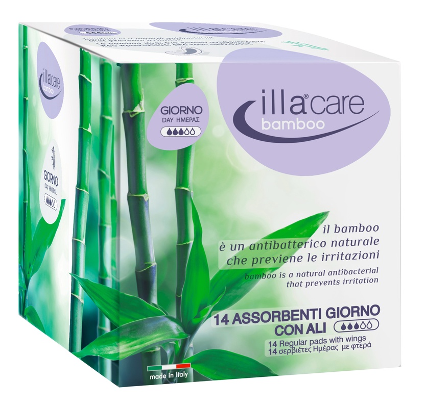 ILLA CARE BAMBOO ASSORBENTE GIORNO 14 PEZZI - Newepa Srl