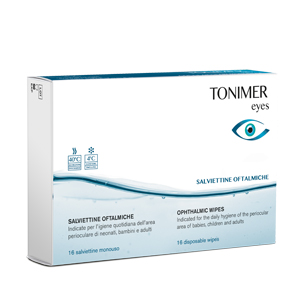 TONIMER EYES SALVIETTINE OFTALMICHE 16 PEZZI - Newepa Srl