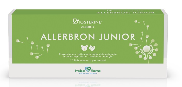 BIOSTERINE ALLERGY ALLERBRON JUNIOR 10 FIALE DA 5 ML - Newepa Srl