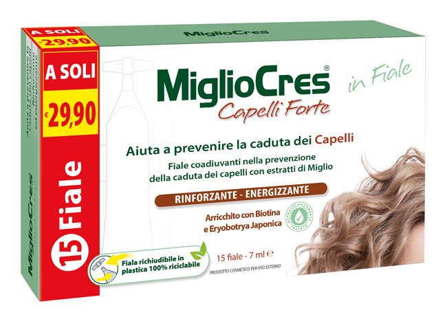 MIGLIOCRES FORTE 15 FIALE TRATTAMENTO DERMOCOSMETICO - Newepa Srl