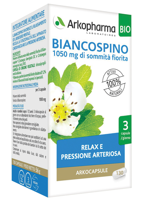 ARKO CAPSULE BIANCOSPINO BIO 45 CAPSULE - Newepa Srl