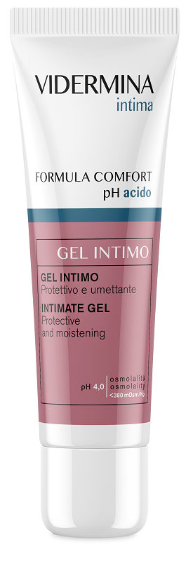 VIDERMINA INTIMA FORMULA COMFORT PH ACIDO GEL INTIMO PROTETTIVO E UMETTANTE NUOVA FORMULA 30 ML - Newepa Srl