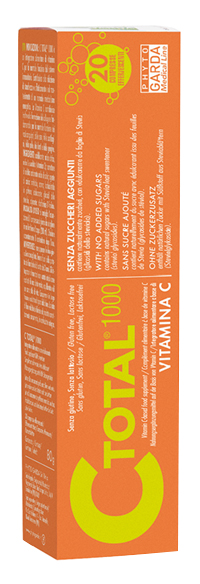 C TOTAL 1000 VITAMINA C 20 COMPRESSE EFFERVESCENTI - Newepa Srl