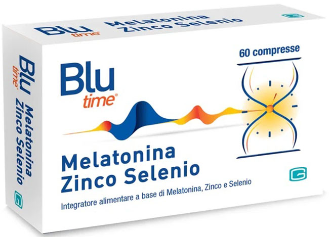 BLU TIME MELATONINA/ZINCO/SELENIO COMPRESSE - Newepa Srl