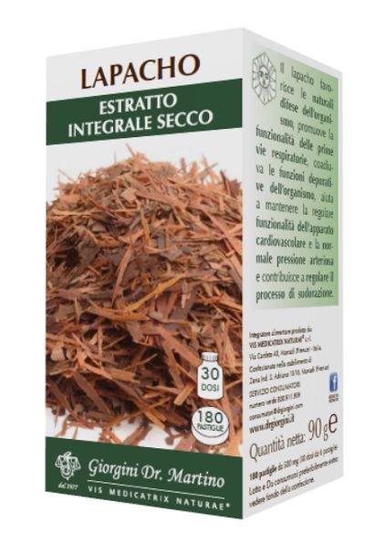 LAPACHO ESTRATTO INTEGRALE SECCO 90 G 180 PASTIGLIE - Newepa Srl