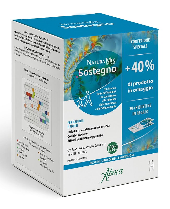 NATURA MIX ADVANCED SOSTEGNO OROSOLUBILE 28 BUSTINE CONFEZIONE SPECIALE - Newepa Srl