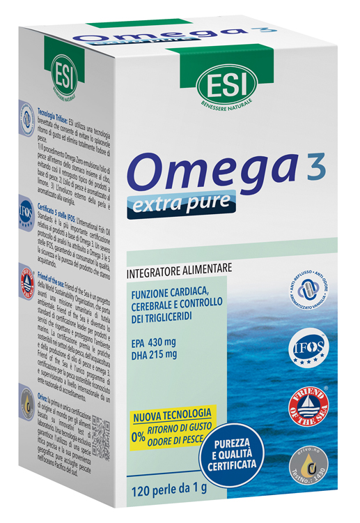 ESI OMEGA 3 EXTRA PURE 120 PERLE - Newepa Srl