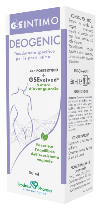 GSE INTIMO DEOGENIC 50 ML - Newepa Srl