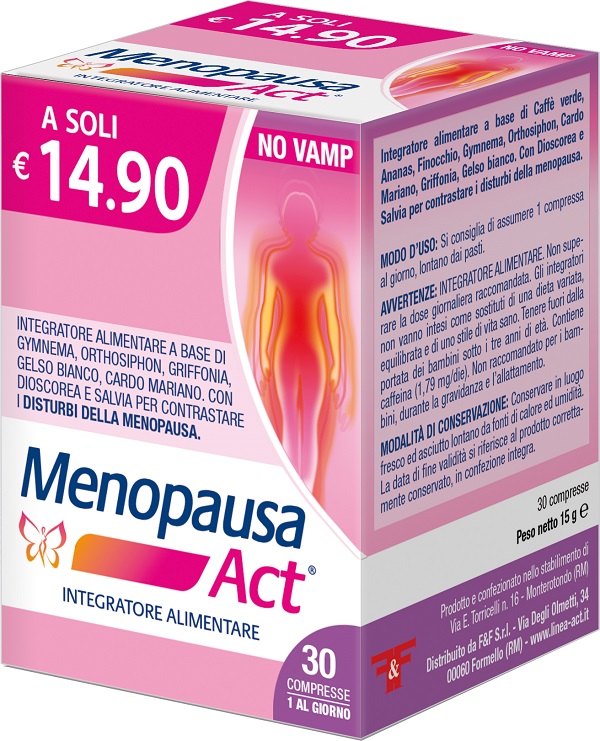 MENOPAUSA ACT 30 COMPRESSE - Newepa Srl